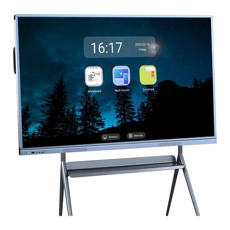 BELNET Touch Screen Board, 55 Inch Touch Screen All-In-One Computer Digital Electronic Whiteboard Smart TVs, Electronic Calendar Touchscreen Monitor Player for Advertisin