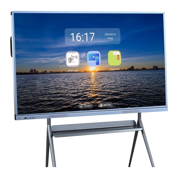 BELNET Touch Screen Board, 55 Inch Touch Screen Digital Electronic Calendar Whiteboard, All-In-One Computer 2160P Monitor Player for Advertisin and Digital Signage Displays