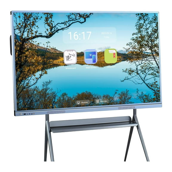 BELNET Touch Screen Interactive Smart Whiteboard, 55 Inch Digital Electronic All-In-One Smartboard, 4K Monitor Touchscreen for Presentation and Player for Advertisin