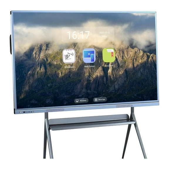 BELNET Touch Screen Interactive Whiteboard, 55 Inch Touch Screen Digital Electronic Calendar All-In-One Smartboard, live streaming 2160P Monitor Player for Advertisin and Digital Signage Displays