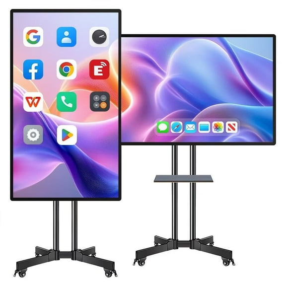 BELNET Touch Screen Smart Board, 49 Inch Touch Screen All-In-One Computer Digital Electronic Whiteboard Smart Board 2K Monitor Player for Advertisin