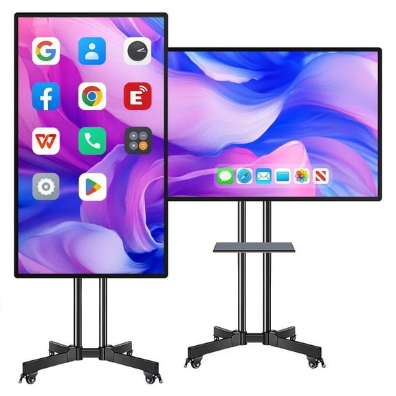 BELNET Touch Screen Smartboard, 49 Inch Multi-Touch Electronic Calendar for Family And Smartboard for Classroom, 2K Monitor Wireless Projection Player for Advertisin And Business