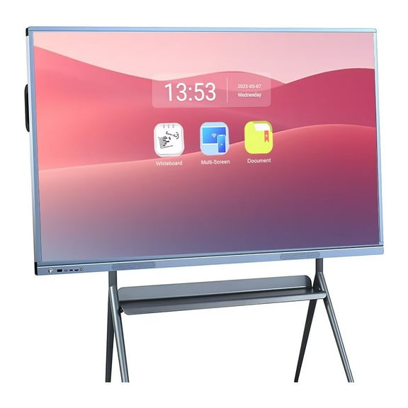 BELNET Whiteboard4K Infrared InteractiveMulti-Touch Smart Board 55 Inch for Dual System Android/Win10 for School/Training Room