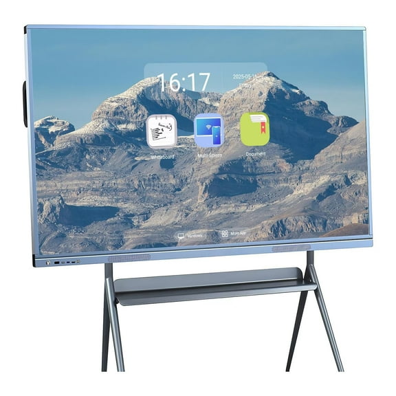 BELNET digital electronic calendar, 55 Inch 4K Monitor interactive Whiteboard and Smart TVs for classroom, dual system Touchscreen for Presentation and Player for Advertisin