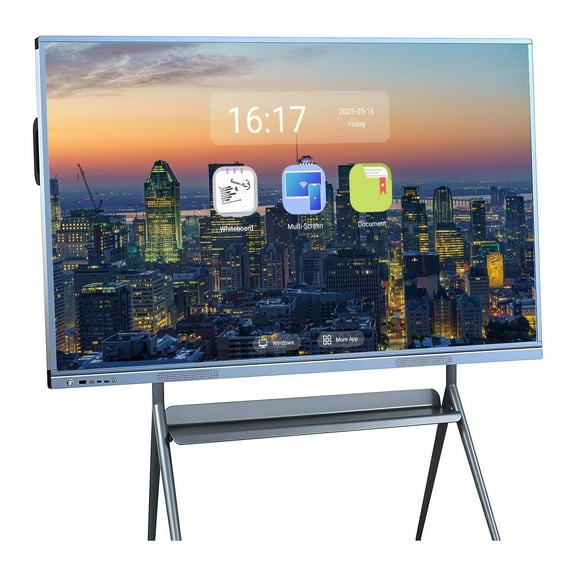 BELNET digital electronic calendar, 55 Inch multi-touch Smart TVs for office, Family and classroom, built-in camera 4K Monitor Wireless Projection Player for Advertisin and Business
