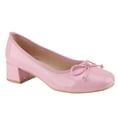 thumbnail image 1 of BELOVELY【CONNECTION-1】Women's Pumps,Low Chunky Block Heels,Square Toe Patent Women Dress Shoes for Party Office Footwear Walking Shoes Rubber Girl Fashion Leather ClassyHeels High Heel Elegant Stylish, 1 of 9