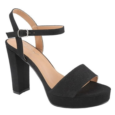 BELOVELY【WEEKEND-1】Women’s High Heels Platform Chunky Block Sandals Walking Shoes Girl Shoe Footwear Summer Comfort Nail Kitchen