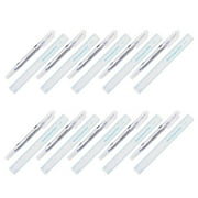 BELOWSYALER 10Pcs Double Tip Microblading Marker Pen with Paper Ruler, Waterproof Skin Marker Makeup Positioning Marker for Eyebrow