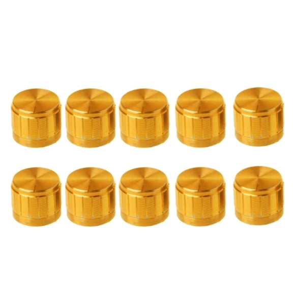 BELOWSYALER 10Pcs Guitar Volumes Control Knob Potentiometer Knobs 6mm Shaft Hole Amplifier Knob for Effect Pedal Amplifier
