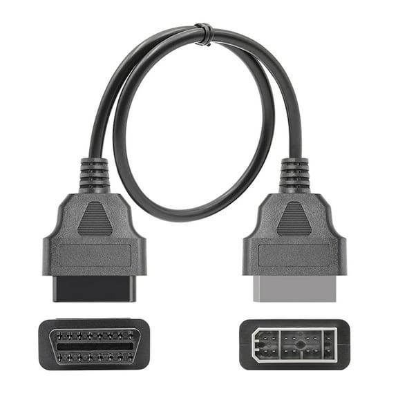 BELOWSYALER 14 Pin OBD1 To 16Pin Cable Vehicle Car Diagnostics Connector 14Pin OBDII Adapters Connection Cable