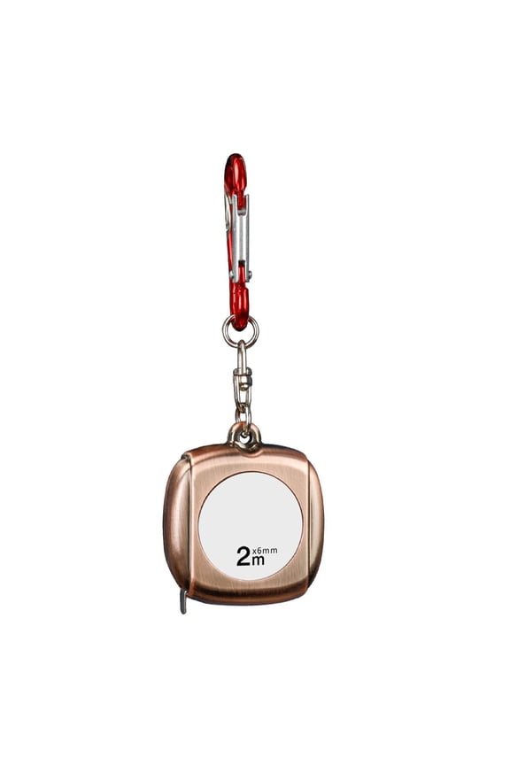 2meter Tape Measure Clear Scale Measuring Tape Keychain for Industry Home Locking Waterproof Metric Ruler