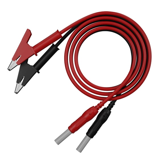 BELOWSYALER 2pcs Type Banana plugs to Clip Test Leads Wire 4mm 3.3ft Test Leads Wire for Electrical Multimeter
