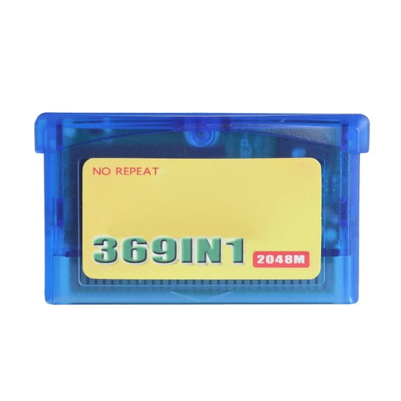 BELOWSYALER 369 in 1 Game Cartridge Card Classical English Game Cartridge for Handheld Game Console Game Collection