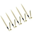 thumbnail image 1 of BELOWSYALER 5 Pieces Counter Service Pen Ballpoint Pen Reception Service Pen Signatures Pen with Base Metal Pen for Weddings Banks, 1 of 9