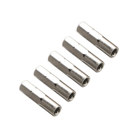 BELOWSYALER 5PCS 1/4Inch to 4mm Hexagonal Bit Adapter Magnetic Socket Shank Converters for Precise Screwdriver Set