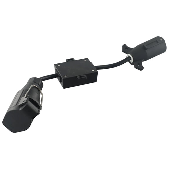 BELOWSYALER 7 Pin to 13 Pin Adapter Converter Weather Resistant for Safe Trailer & Vehicle Connection Ensuring Stable Light Signals