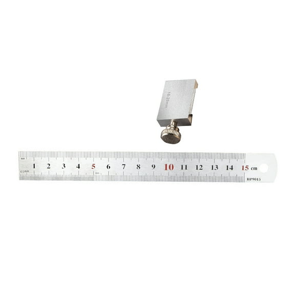 BELOWSYALER Aluminum Carpentry Square 15/20/30/40cm Carpenter Scribing Ruler with Slide Stop Measuring Marking Gauge Pocket Ruler