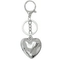 thumbnail image 1 of BELOWSYALER Big Heart Keychain Silver Color Alloy Key Rings for Women Men Car Key Backpack Handbag Decoration Handmade Jewelry, 1 of 8