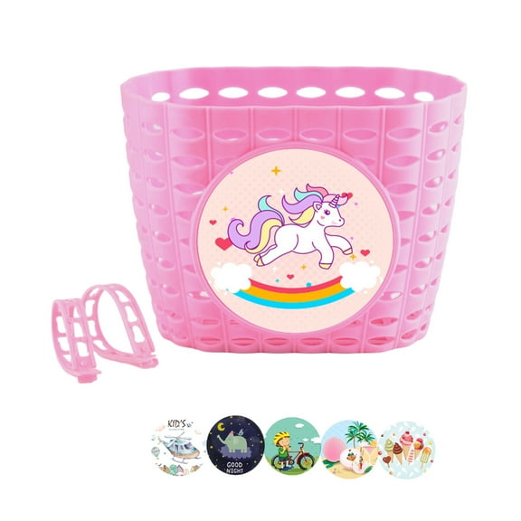 BELOWSYALER Bike Basket for Boy and Girls, Waterproof Handlebars Bike for Teen Kids Bicycles and Kids Tricycles