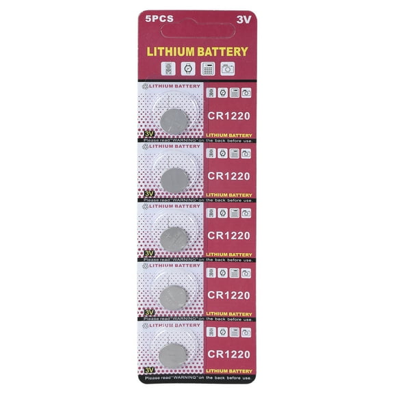 BELOWSYALER CR1220 High Energy 3V Button Cells CR1220 Lithium Coin Battery For Precise Electronic Applications Battery Replacement