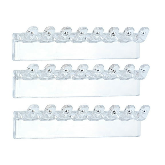 BELOWSYALER Clear Necklace Organizers Hangings Necklace Earrings Holder Wall Organizers For Bracelets Rings And Earrings
