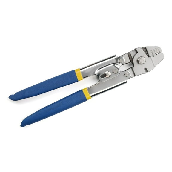 BELOWSYALER Crimp Wire Rope Crimping Tool for Cable Railing Hand Swaging Tool for Aluminum Oval Sleeves Double Ferrules Plier