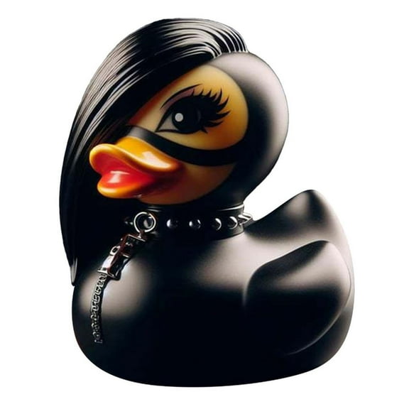 BELOWSYALER Duckieville Duck Statue Art Duck Figure Rock Duck for Music and Art Admirers Music duck