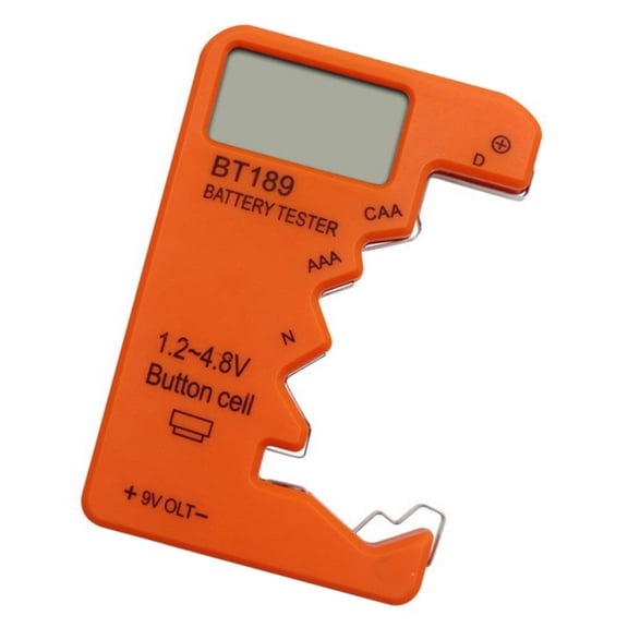 BELOWSYALER Easy Carry Battery Tester Easy to Use Small Battery Checker Accurate Battery Testing Tool for Home & Professional Need