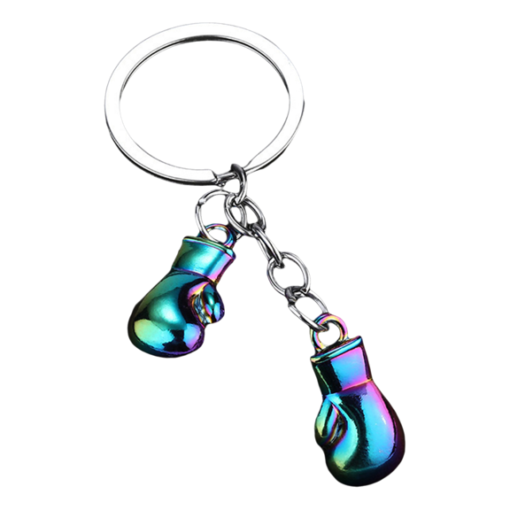 BELOWSYALER Elegant Boxing Glove Keychain Simulation Fitness Equipment Pendant Key Chain Accessory Couples Car Keys Accessories