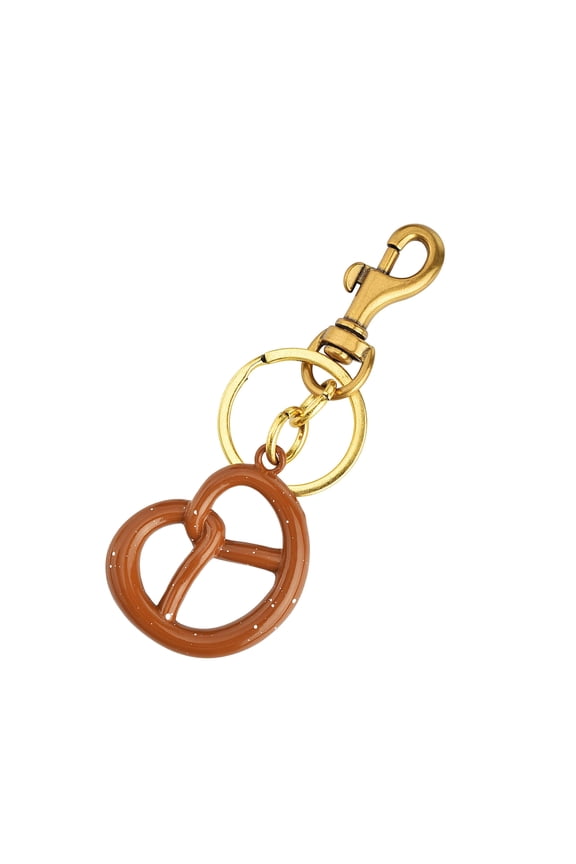 Elegant Cookie Charm Bag Pendant Biscuit Shape Key Rings Portable Bag Decoration Fashionable Handbag Charm Accessories