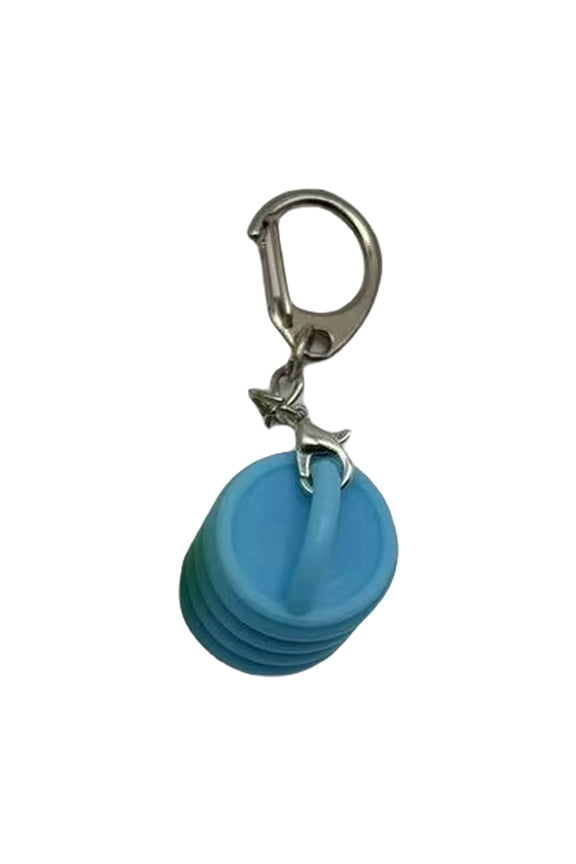 Fashionable Lip Gloss Keychain Caps Convenient Lid Holder Keyring Accessories Trendy Beauty Product Supplies for Women