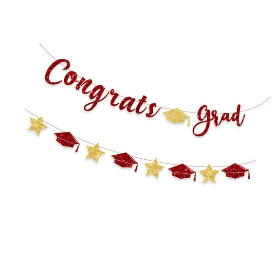 BELOWSYALER Graduation Party Decoration Congrats Grads Hanging Ornament Graduation Ornament for School Party Family Gathering