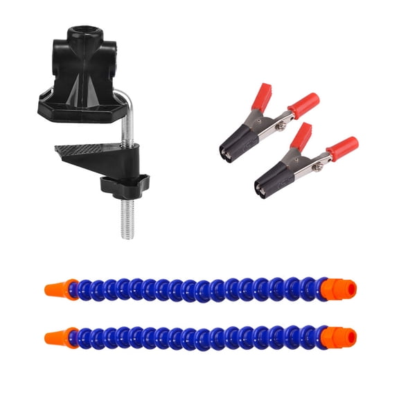 BELOWSYALER Helping Hands Soldering, Third Hands Soldering Tool PCB Holder Two Arms Helping Hands Workshop Helping Stations