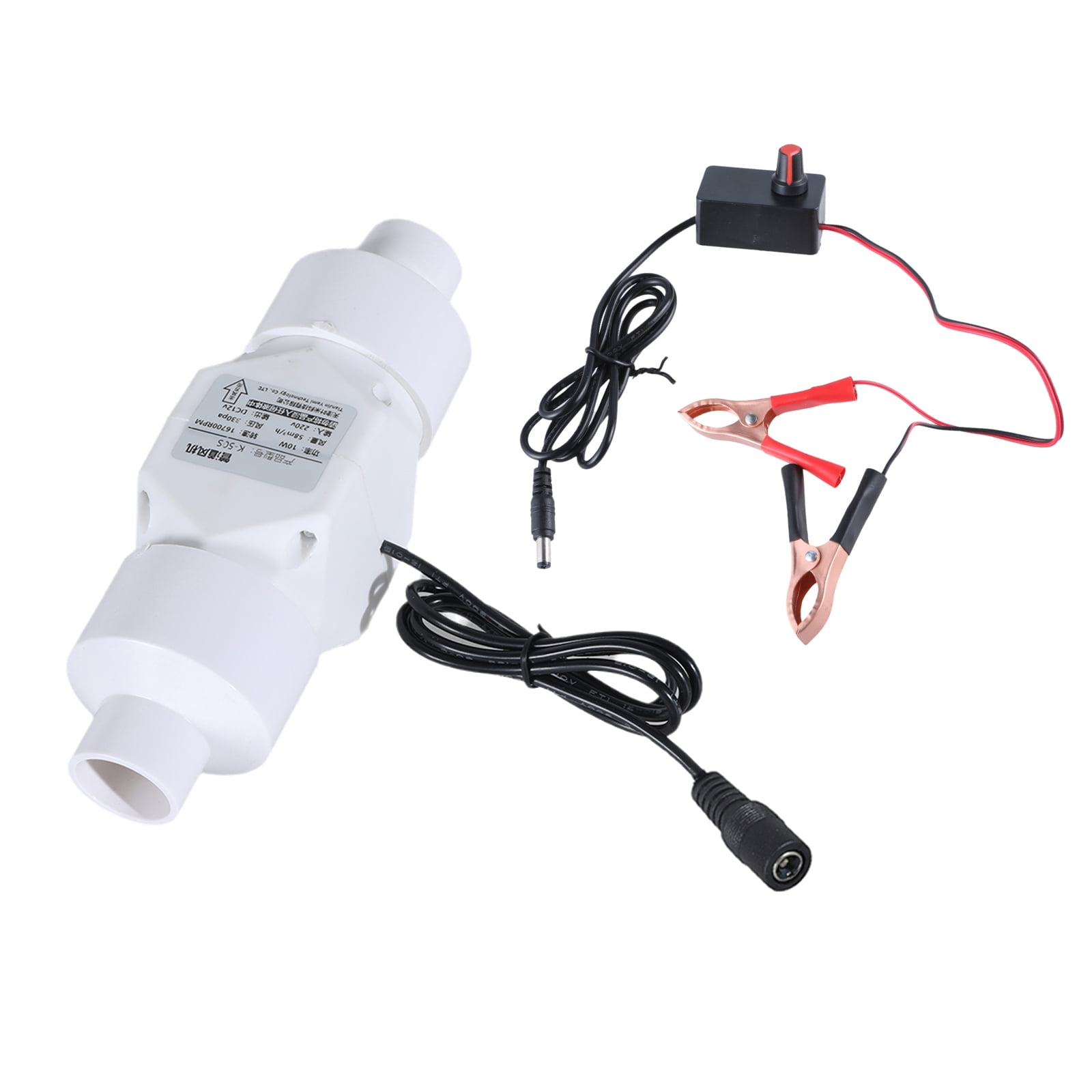Bilge Air Blower, 4in 270CFM Bilge Air Blower In Line Marine DC Elektrische Ventilator Boot Accessoire 12V Wit