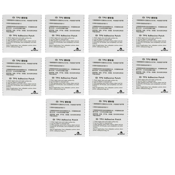 BELOWSYALER Kayaks Repair Tape, Watertight Sticker Clear Patches, Repair Raft Patches For Inflatable Raft Boats Canoes