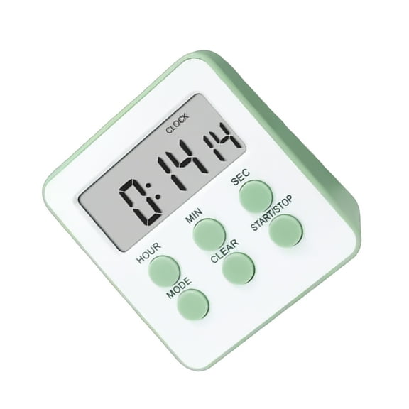 BELOWSYALER LED Display Shower Countdown Clock Battery Operated Cooking Stopwatch Kitchen Reminder Discipline Learning Supplies