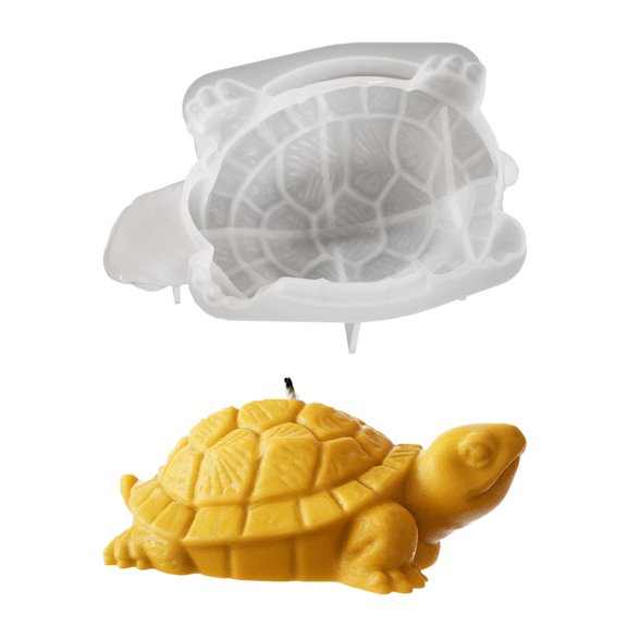 BELOWSYALER Large Animal Turtles Resin Molds Sturdy Ornament Mold for with Epoxy Clay Plaster for Creative Homes Decors