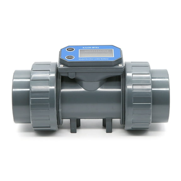 BELOWSYALER Large Flows Capacity Digital Flowmeter With Clear Display For Swimming Pool Water Treatments Accurate Liquid Measurement