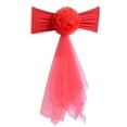 thumbnail image 1 of BELOWSYALER Luxurious Chair Decoration Bows, Stretchable Spandex Chair Sashes Bows for Event Seating Decoration, 1 of 9