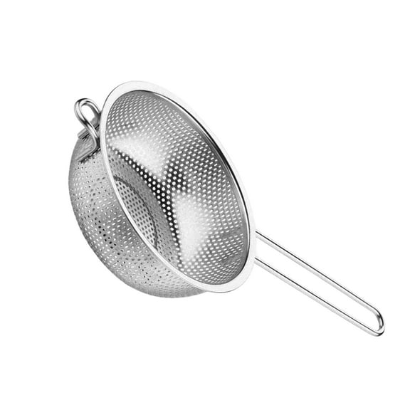 BELOWSYALER Multipurpose Stainless Steel Colander Functional and Portable with Ergonomic Handle for Kitchens Straining