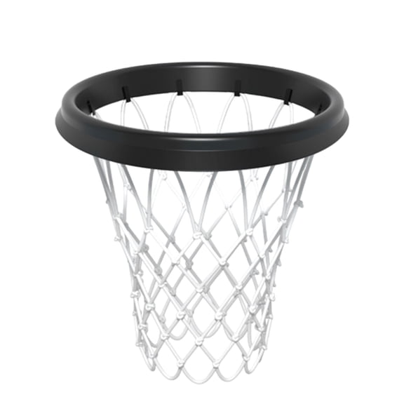BELOWSYALER Net Replacement Basketball, PU Basketball Net Frame, Portable Outdoor Basketball Net Heavy Duty Basketball Netting Hoop