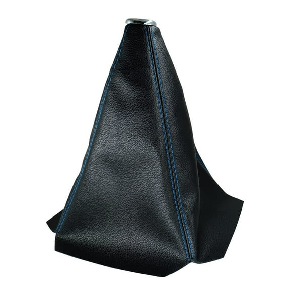 BELOWSYALER PU Leather Automatic/Manual Shifter Boot with Stitching CarGears Head GearShifter Knob Lever