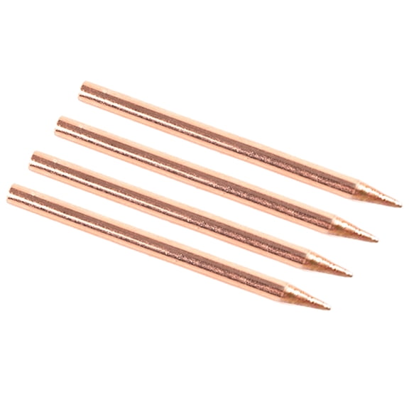 BELOWSYALER Pack of 4 18650 Spots Welder Electrode Tip Needle 50mm Length for Steel Strips Welding Various Battery Types Accessories