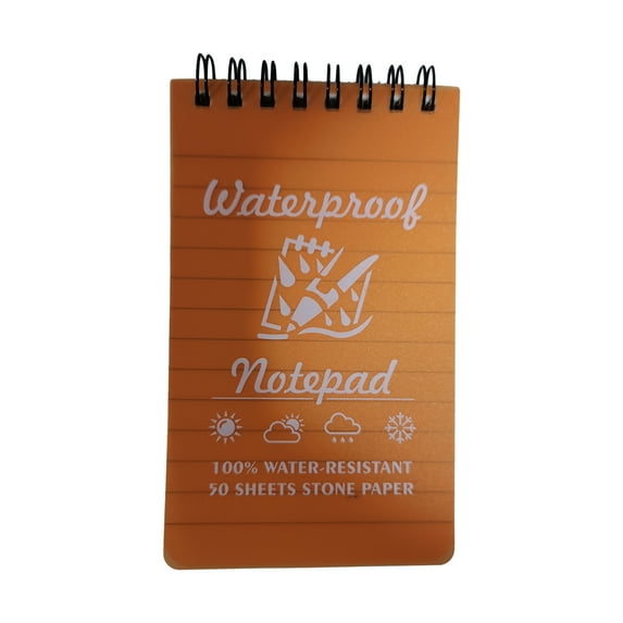 BELOWSYALER Pocket Notebook Waterproof Pocket Notepads Spirals Notepads Write in the Rain Notepads for Outdoor Activities