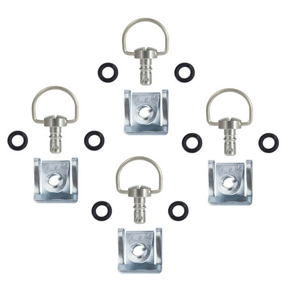 BELOWSYALER Quick Releases 1/4 D-Rings Turn Race Fairing Fastener for Motorcycle 14mm 19mm D-Rings Turn Clip Fastener