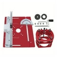thumbnail image 1 of BELOWSYALER Router Lift Kits Manual Lifting Router Lift Systems Kits Router Insert Base Plate Router Lift Systems Router Woodworking, 1 of 8