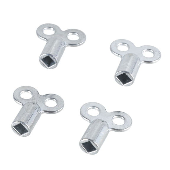 BELOWSYALER Set of 4 Radiator Bleeder Wrenches Square Socket Radiator Key for Easy Ventilation and Noise Reductions in Tight Space