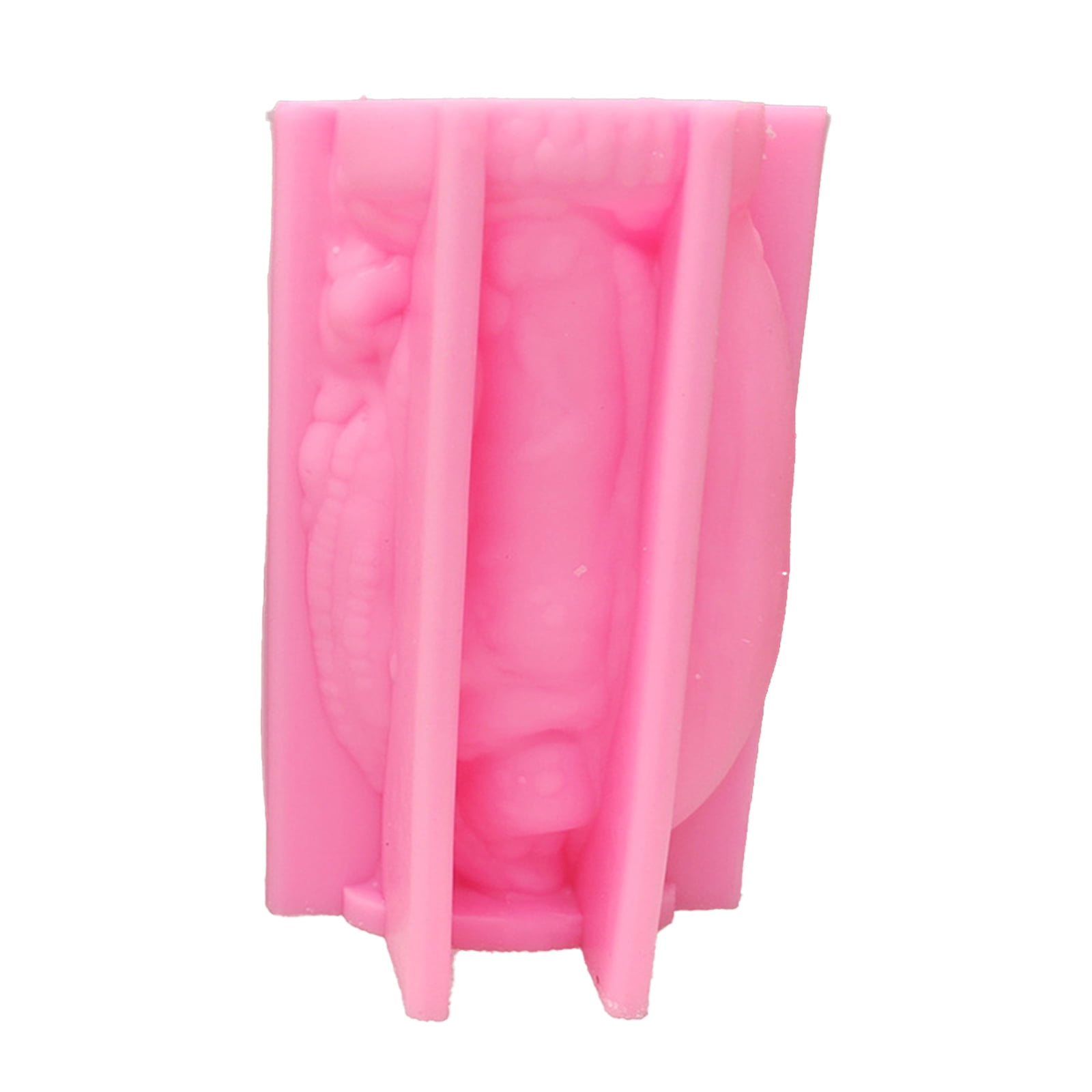 BELOWSYALER Silicone Candle Molds Candle Making Supplies Woman Shape Silicone Soap Mould Crafting Mold Silicone Texture for Candle