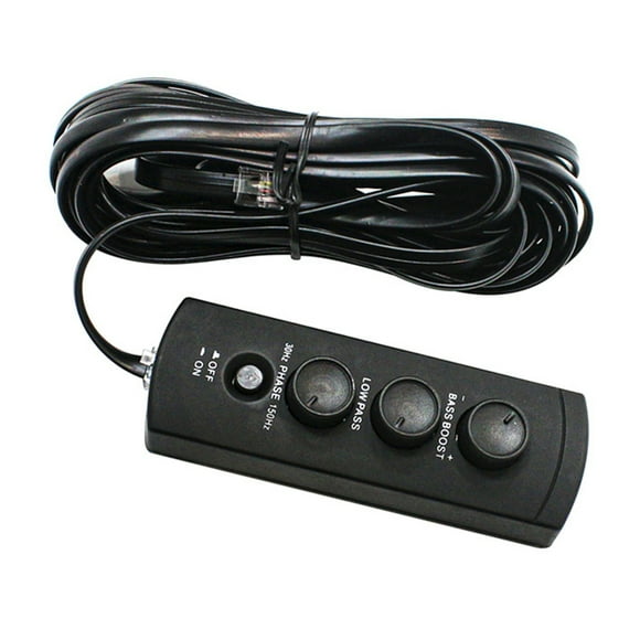 BELOWSYALER Small Car Subwoofer Sound Control Knob Subwoofer Amplifier Sound Adjuster Subwoofer Sound Regulator