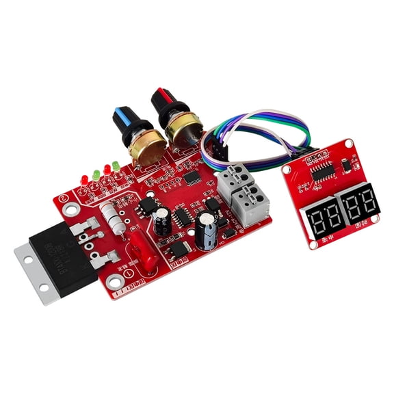 BELOWSYALER Spots Welder Machine Time Control Board Current Digital Display Controller Board 40A/100A Spots Welding Equipment